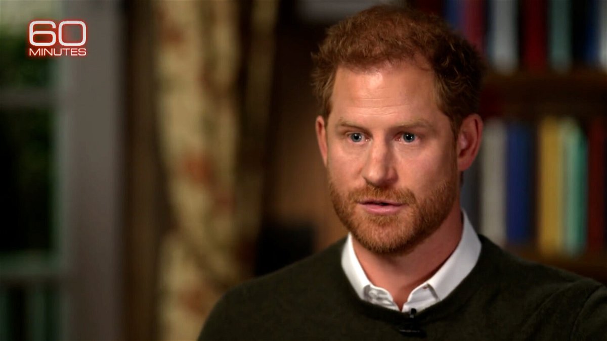 <i>From 60 Minutes</i><br/>Prince Harry talked to Anderson Cooper for 