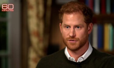 Prince Harry talked to Anderson Cooper for "60 Minutes."
