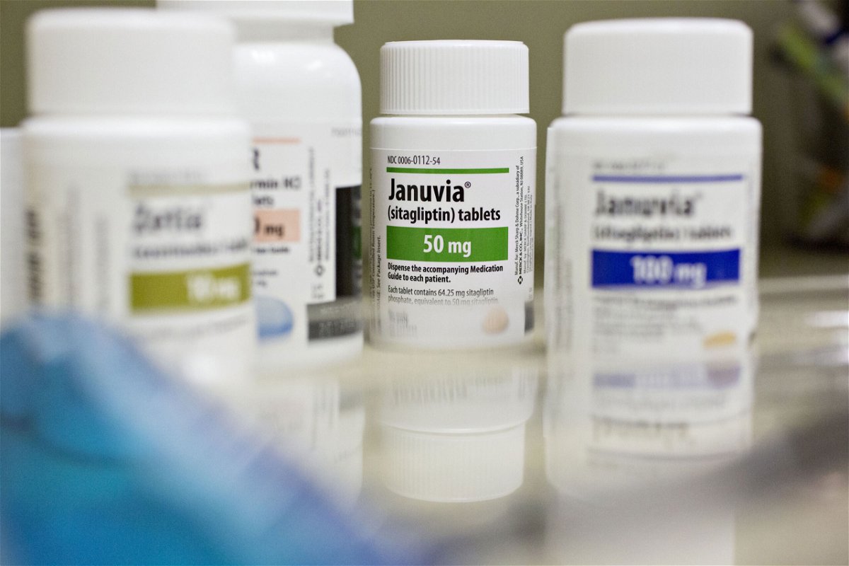 <i>Daniel Acker/Bloomberg/Getty Images</i><br/>Bottles of Merck & Co. Januvia brand medication are arranged for a photograph at a pharmacy in Princeton