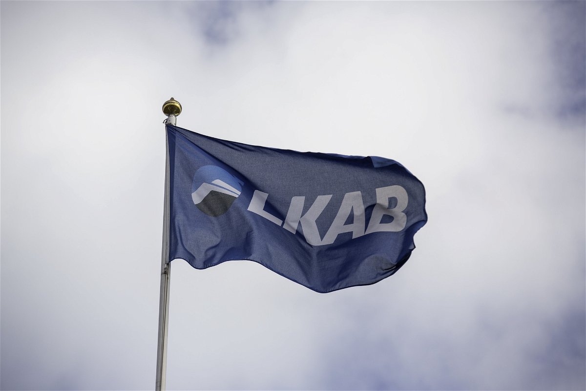 <i>Casper Hedberg/Bloomberg/Getty Images</i><br/>Swedish mining company LKAB finds the largest rare earth deposit in Europe. A flag flies outside a LKAB mine in Svappavaara