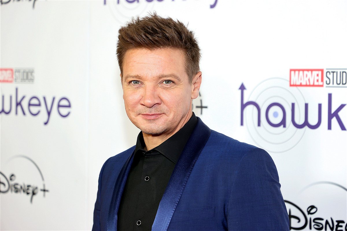 <i>Theo Wargo/Getty Images</i><br/>Jeremy Renner attends the Hawkeye New York Special Fan Screening at AMC Lincoln Square on November 22