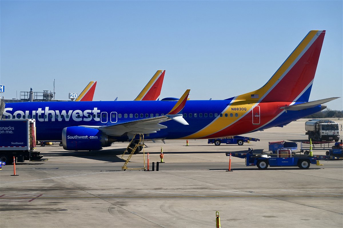 <i>Daniel Slim/AFP/Getty Images</i><br/>Southwest Airlines reported a loss for the fourth quarter because of the company's service meltdown over the holiday travel season