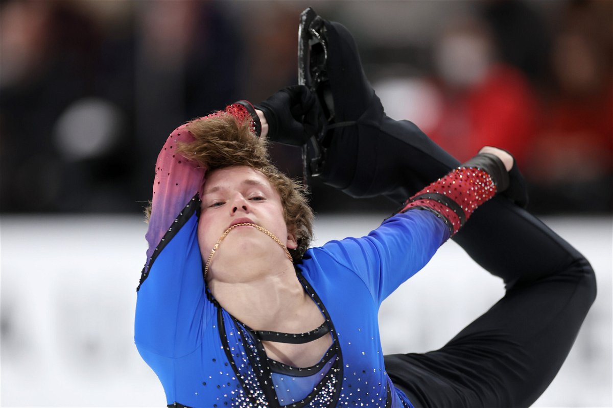<i>Ezra Shaw/Getty Images</i><br/>Malinin was left disappointed with his performance in the free skate