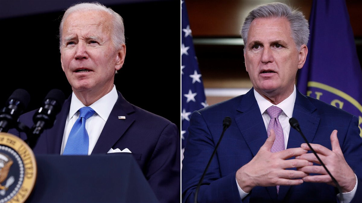 <i>Getty Images</i><br/>President Joe Biden and House Speaker Kevin McCarthy will meet Wednesday amid the debt ceiling showdown.