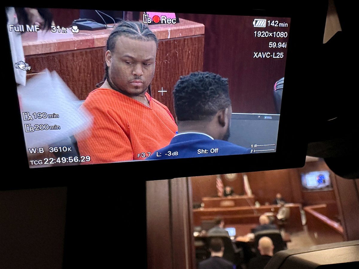 <i>Lekan Oyekanmi/AP</i><br/>Patrick Xavier Clark is seen here during a court appearance on December 14