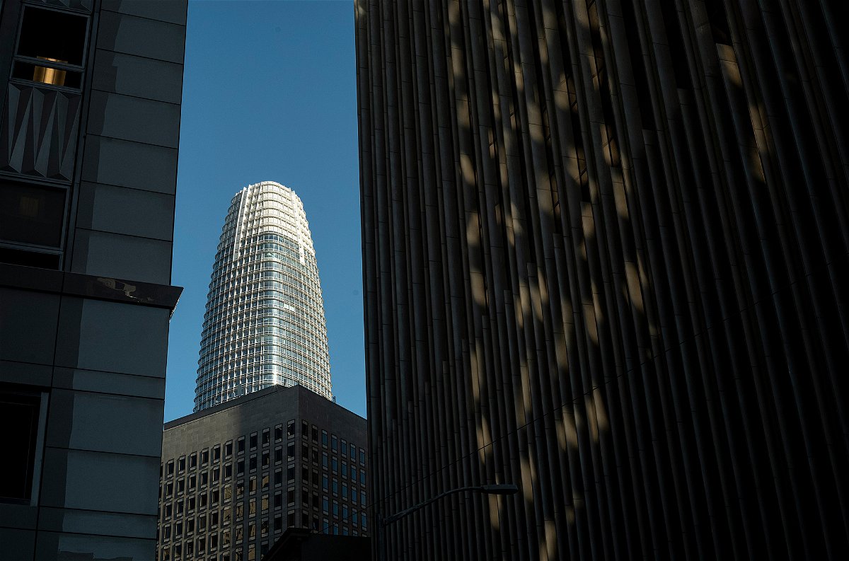 <i>David Paul Morris/Bloomberg/Getty Images</i><br/>The Salesforce Tower in San Francisco