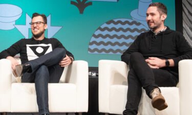 Instagram co-founders Mike Krieger (left) and Kevin Systrom are pictured here during the 2019 SXSW Conference in Austin