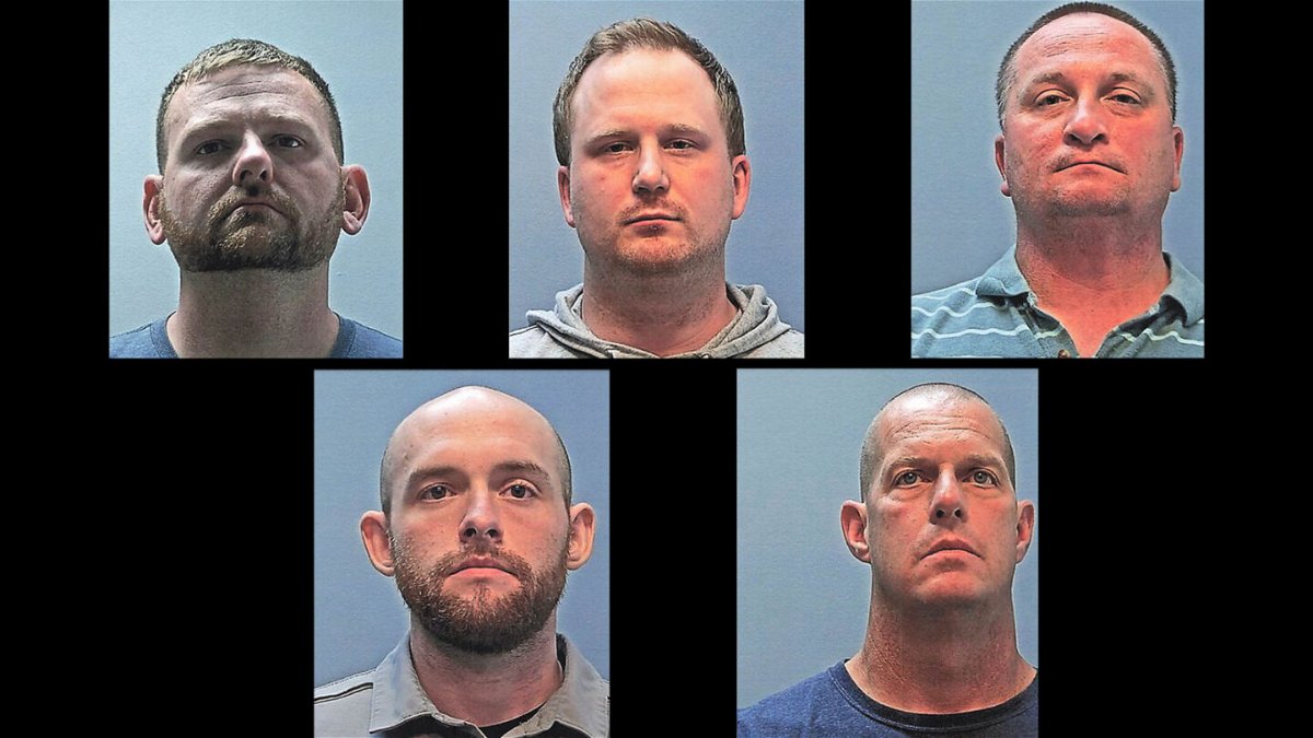 <i>Glendale Police Services</i><br/>(From top left to bottom right) The mugshots for the five Aurora