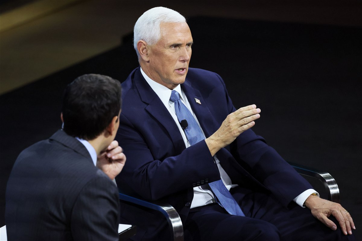 <i>Michael M. Santiago/Getty Images</i><br/>Former Vice President Mike Pence