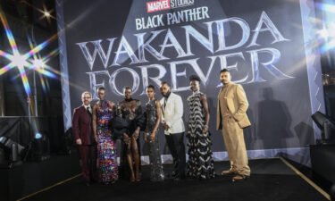 Marvel movies are returning to China after almost four years. Stars of Marvel Studios' "Black Panther: Wakanda Forever" here attend the film's European premiere in London on November 3