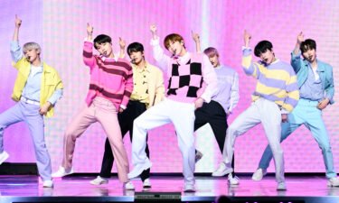 Boy band ENHYPEN performing at Blue Square on April 26