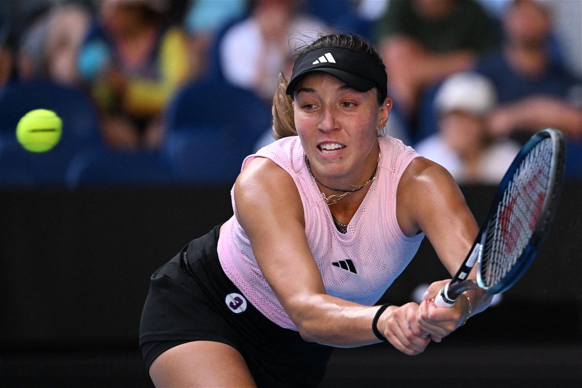<i>WILLIAM WEST/AFP/AFP via Getty Images</i><br/>Jessica Pegula says Damar Hamlin's recovery has inspired her at this year's Australian Open.