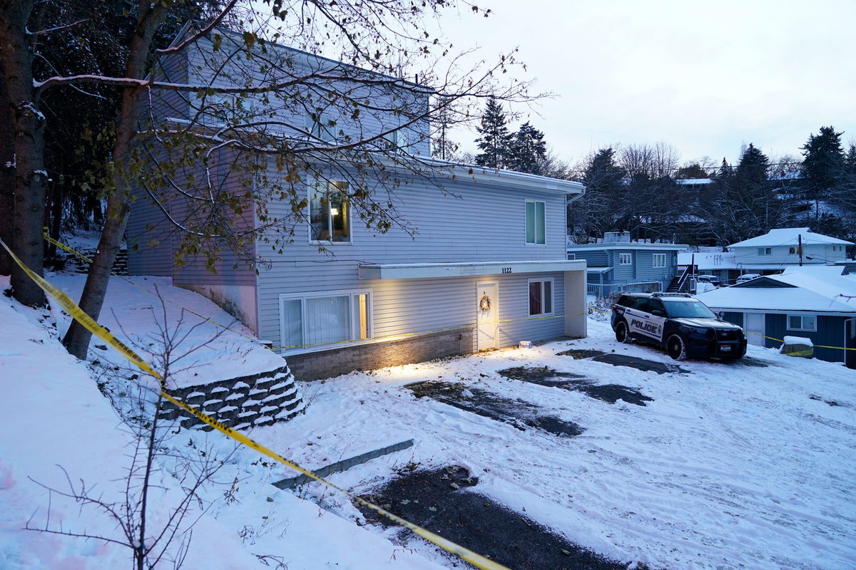 <i>Ted S. Warren/AP</i><br/>Vehicles belonging to the University of Idaho victims were towed away on November 29