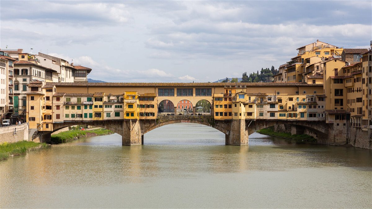 <i>Marta Carenzi/Mondadori Portfolio/Getty Images</i><br/>US tourist drove a rented Fiat Panda across Florence's Ponte Vecchio bridge.