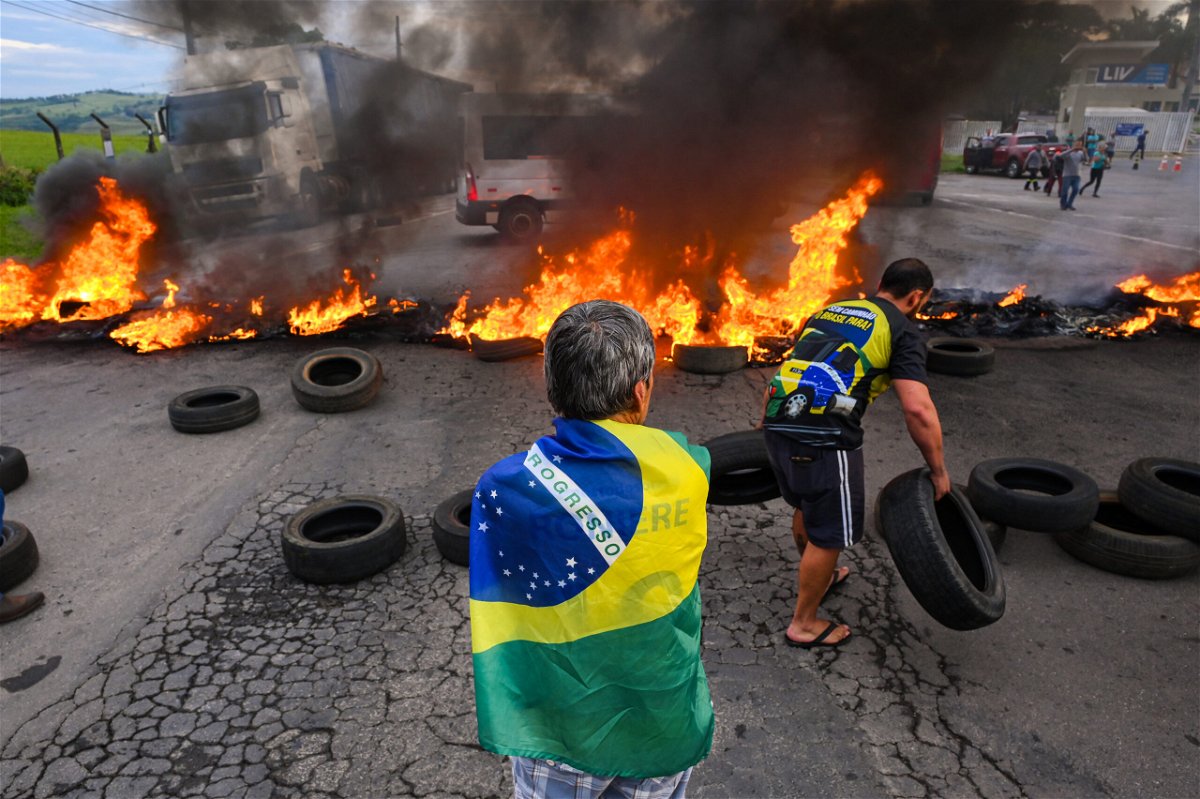 <i>Pedro Vilela/Getty Images</i><br/>Protests led by Bolsonaro supporters have rocked Brazil