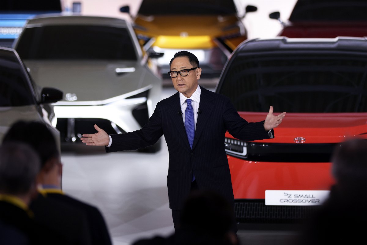 <i>Kiyoshi Ota/Bloomberg/Getty Images</i><br/>Toyota's longtime president and CEO Akio Toyoda