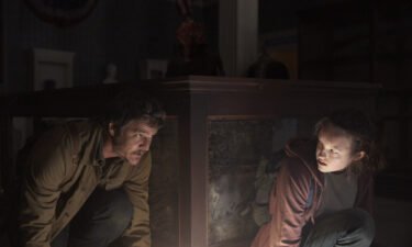 Pedro Pascal and Bella Ramsey in the HBO series "The Last of Us