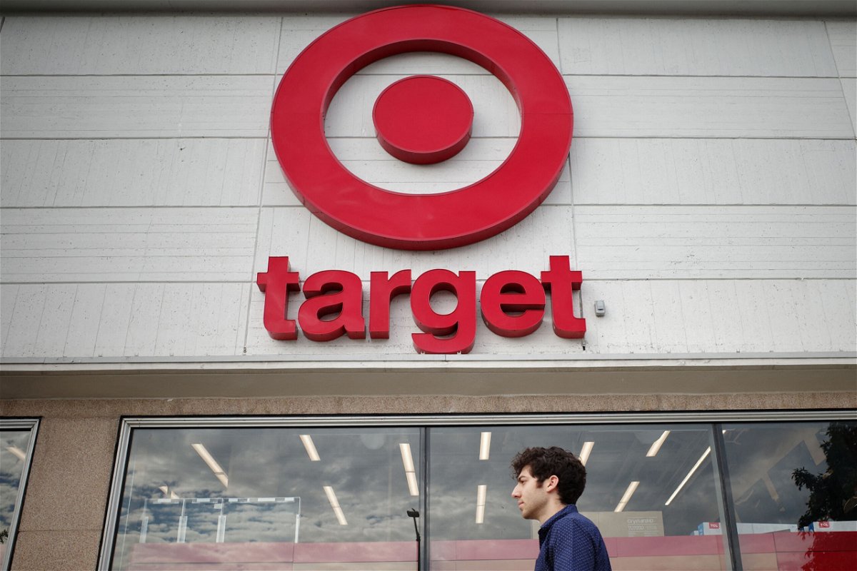 <i>Mandel Ngan/AFP/Getty Images</i><br/>A pedestrian passes a Target store in the Tenleytown neighborhood of Washington