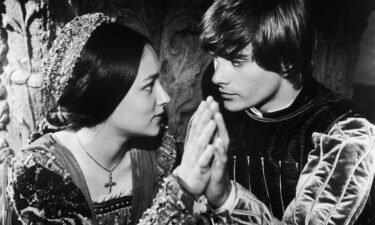 Leonard Whiting (right) and Olivia Hussey are seen here in the title roles of Franco Zeffirelli's film version of Shakespeare's 'Romeo And Juliet'