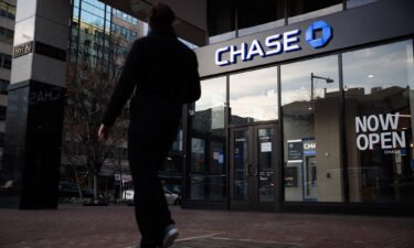 Bank earnings fail to impress investors as recession worries rise. Pictured is a JPMorgan Chase bank branch in Washington