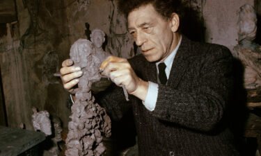 Alberto Giacometti is best known for sculptures of a human figure in plaster or bronze.