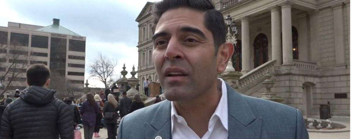 <i></i><br/>Michigan State Rep. Ranjeev Puri's anger spilled over onto social media hours after the Michigan State University shooting took place. Puri made headlines for saying f**k your thoughts and prayers in a news release he tweeted advocating for gun reform.