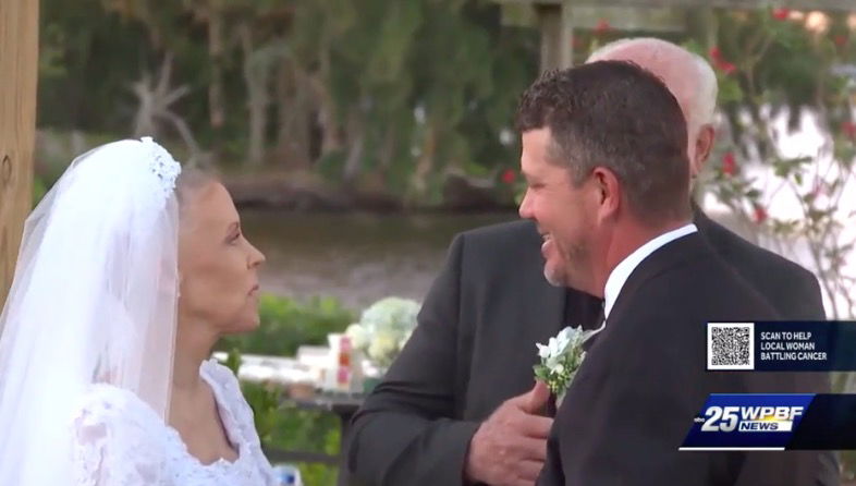 <i>WPBF</i><br/>Steven Owens waited with bated breath to watch his bride walk down the aisle one last time. 