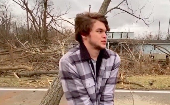 <i>WLWT</i><br/>Canaan Kuykendoll stood outside his family's Madison Township home trying to process what he went through just a few hours earlier. The 18-year-old was playing video games in his upstairs bedroom. He said a weather alert came across his phone.