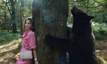 Keri Russell is pictured here in "Cocaine Bear