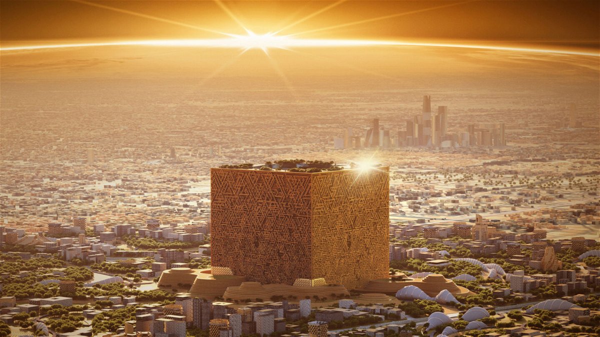 <i>Public Investment Fund</i><br/>Saudi Arabia's Mukaab (the cube) skyscraper at the heart of the New Murabba