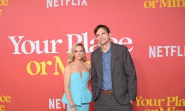 Reese Witherspoon and Ashton Kutcher attend Netflix's "Your Place or Mine" world premiere at Regency Village Theater on February 02