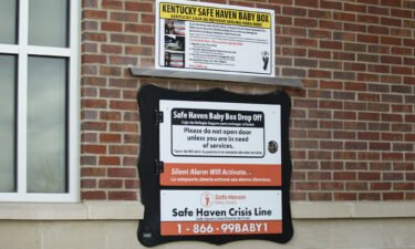 The Bowling Green Fire Department's Safe Haven Baby Box is seen Friday