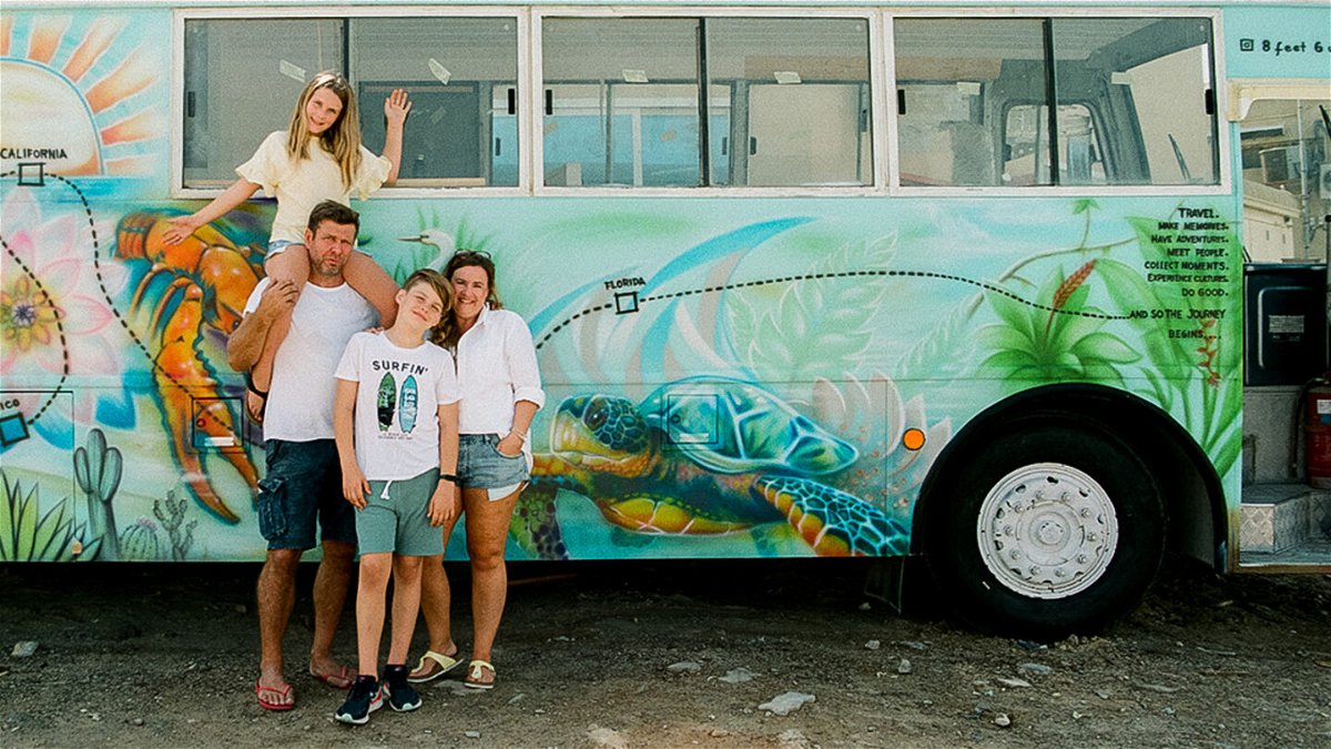 <i>Alisa Poturaeva</i><br/>This family of four are driving around Asia in a bus.
