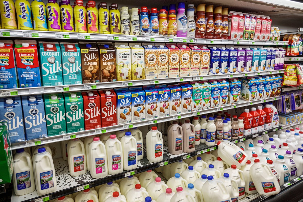 <i>Jeff Greenberg/Universal Images Group/Getty Images</i><br/>Labels on plant-based milks may look different in the future.