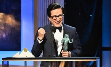 Ke Huy Quan won an historic 2023 Screen Actors Guild award for outstanding performance by a male actor in a supporting role for 'Everything Everywhere All at Once.'