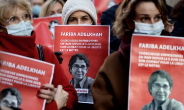 Colleagues of the French-Iranian academic Fariba Adelkhah gather at Sciences Po