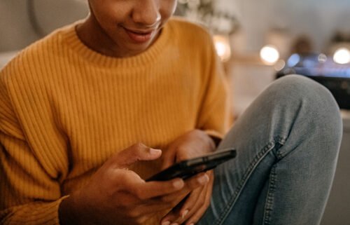 Many teenagers say what they see on social media helps them feel more connected to their peers' lives.