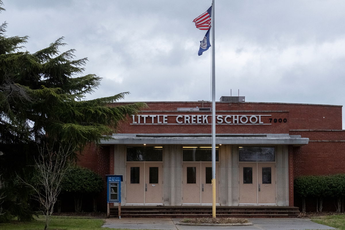 <i>Billy Schuerman/The Virginian-Pilot/AP</i><br/>Little Creek Elementary School is seen in Norfolk