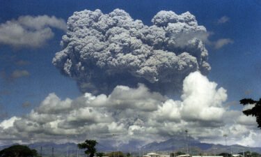 Mount Pinatubo volcano erupted in 1991