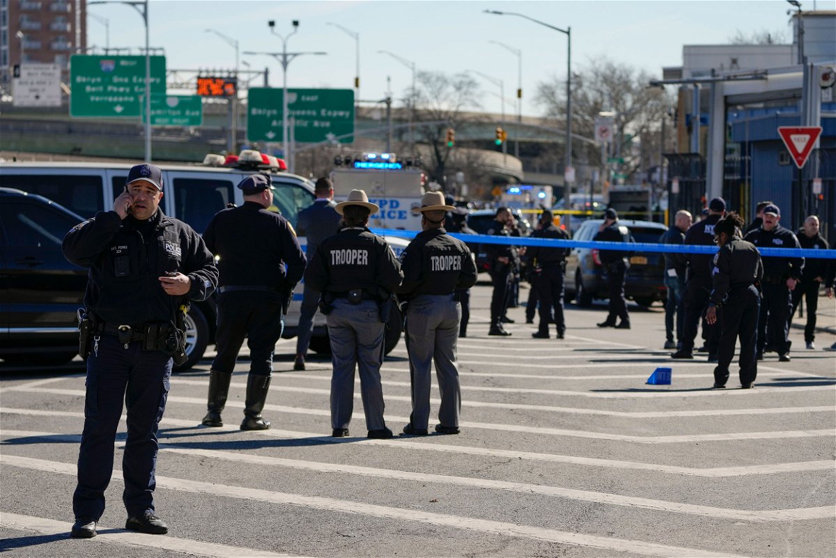 <i>John Minchillo/AP</i><br/>Eight people were injured after someone drove a U-Haul van into pedestrians in New York City on Monday morning.