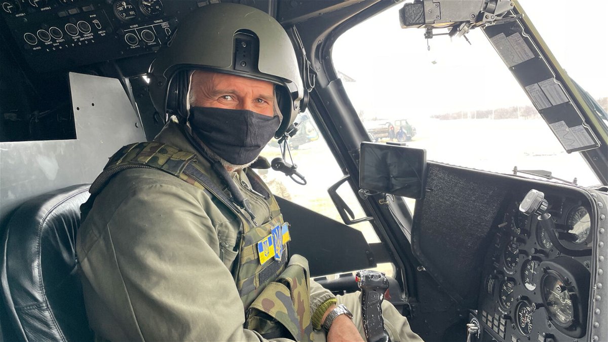 <i>Sarah Dean/CNN</i><br/>Ukrainian helicopter pilot Hennady got his education in Russia and served as a Russian officer for three years. He never imagined he would one day need to fight against them.