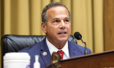 Rep. David Cicilline will resign in June. The Rhode Island Democrat is pictured here on Capitol Hill in Washington