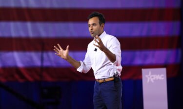 Entrepreneur Vivek Ramaswamy speaks during the Conservative Political Action Conference (CPAC) in Dallas