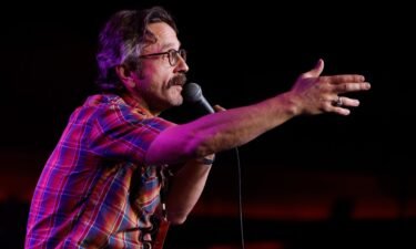 Marc Maron on stage in 2016.