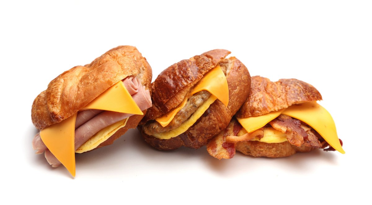 <i>Adobe Stock</i><br/>Breakfast sandwiches are seen in a file photo.