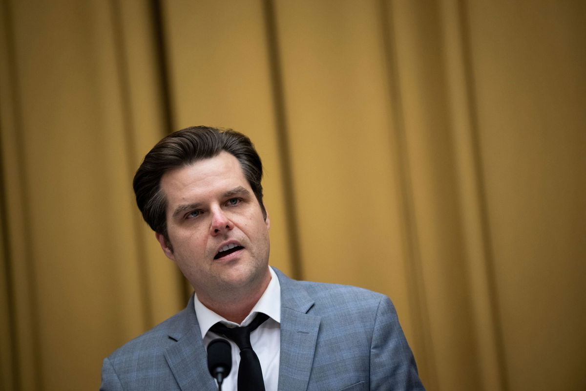 <i>Graeme Sloan/Sipa USA/AP</i><br/>The Attorney for Rep. Matt Gaetz's ex-girlfriend told CNN on Saturday that the prosecutors didn't have credible evidence to charge the Florida Republican after a yearslong federal sex trafficking investigation.