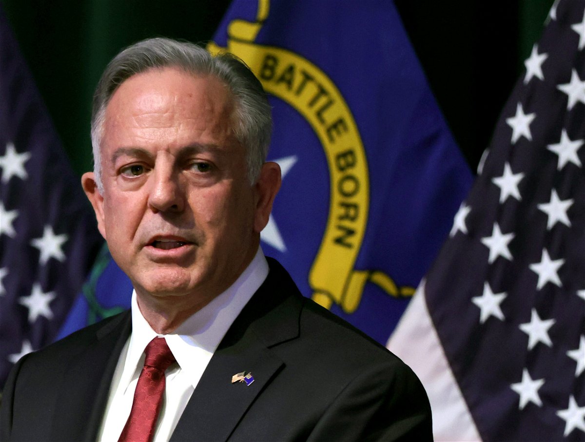 <i>Ethan Miller/Getty Images</i><br/>Nevada Gov. Joe Lombardo declared a state of emergency overnight after a leak in a California gas pipeline that supplies unleaded and diesel fuel to storage facilities in southern Nevada.