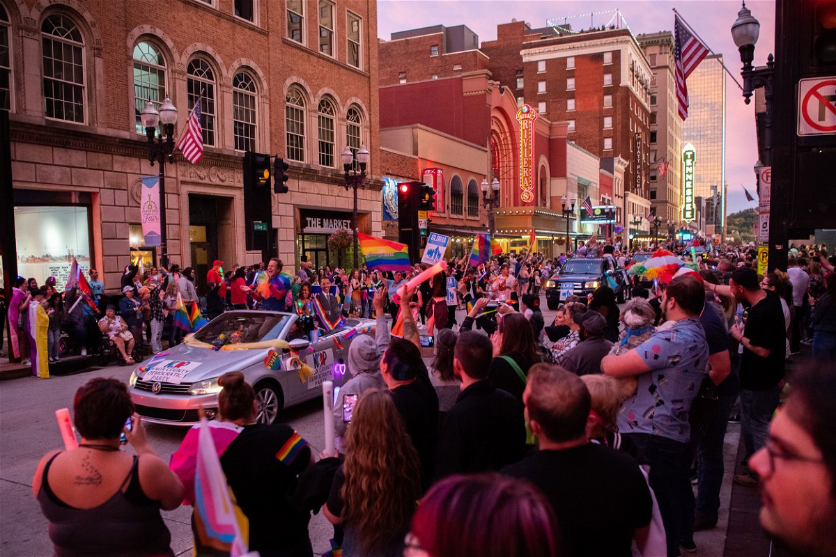 <i>Brianna Paciorka/News Sentinel/USA Today Network</i><br/>A scene from the Knox Pride Festival