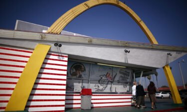 A historic 1950's McDonald's restaurant in Downey