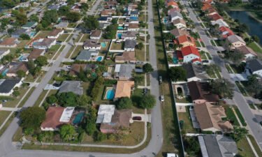 Mortgage rates climbed higher for the second week in a row. Pictured is a neighborhood in Pembroke Pines